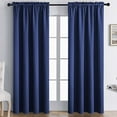 thumbnail image 5 of Hmgxay 1PC Curtain, 52"x63" Blackout Panel for Bedroom, Soundproofing Drape, Cozy Sleep-Enhancing Window Treatment, Easy Install Home Decor(Blue), 5 of 6