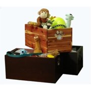 Pet Toy Box - Mahogany Poplar Hardwood