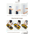 thumbnail image 5 of 360° Rotatable Mop: Effortless Cleaning for Tiles & Hardwood! blue folding bucket, 5 of 9