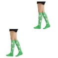 thumbnail image 1 of Minnieouse 1 par de calcetines a rayas hasta la rodilla, medias elásticas, estrella de cinco puntas estrella de cinco puntas 2piezas Minnieouse CBP288944, 1 of 6