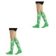 thumbnail image 2 of Qarigey 1 par de calcetines a rayas hasta la rodilla de arcoíris, elasticidad, transpirabilidad, apariencia de moda cómoda, calcetín antideslizante, Type6 NO6 Qarigey CBP288944, 2 of 6