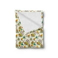 thumbnail image 2 of Ferris Wheel Soft Flannel Fleece Blanket, Funfair at Autumn Season with Colorful Trees Balloons and Tent Pattern, Cozy Plush for Indoor and Outdoor Use, 50" x 60", Ivory Multicolor, by Ambesonne, 2 of 5