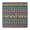 White-168, variant on Fitted Tablecloth Square Floral Tribal Rustic Style, Waterproof Vinyl, Backed, Elastic Edge, Wipeable for Indoor Outdoor Table 34-36"