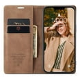 thumbnail image 4 of CaseMe for iPhone 14 Plus, Wallet Case Soft PU Leather Flip Case Magnetic Stand Flip Protective Cover Leather Case with ID & Credit Card Slots Holder Case-Coffee, 4 of 8