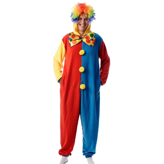 #followme Clown Adult Bodysuit Pajamas (Small)