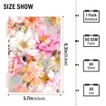 thumbnail image 3 of Haosy Abstract Watercolor Flower Notebooks 1-subject Journal 60 Sheets A5 College Ruled Paper Detachable Ring 8.3"x5.7", 3 of 8