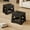 Black, variant on Compact Step Stool Foldable, 10-1/2-inch Step Stools for Adults up to 330 Pound, Lightweight Stool, Non-Slip Folding Step Stool, Black