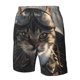 thumbnail image 4 of Fotbe Pilot Cat In Vintage Plane Trajes de Baño Estampados para Hombre, Shorts de Verano de Secado Rápido, Ropa de Playa, Bañadores-Large, 4 of 6