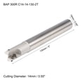 thumbnail image 2 of Unique Bargains 0.55' x 5' Indexable End Mills 2 Flute 90 Degree BAP300R R0.8 for APMT1135 Insert, 2 of 4