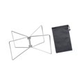 thumbnail image 2 of Camping Plegable Cofryer Stand Portable para actividades al aire libre Soporte de caja de hielo Plateado, 2 of 8
