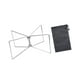 thumbnail image 2 of Camping Plegable Cofryer Stand Portable para actividades al aire libre Soporte de caja de hielo Plateado, 2 of 8