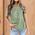 thumbnail image 2 of Tops for Women Trendy Old Lady Tunic Women Thermal Long Sleeve Shirt 1000 Casual Shirt Sleeve Tops Short Button down Fall Sweaters Compression for Long Top Mint Green S, 2 of 5