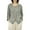 Gray, variant on Dazajoo Cotton Linen V Neck Tops for Women Trendy Irregular Hem Long Sleeve Shirts Casual Solid Color Blouses,Blue,L