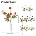thumbnail image 3 of Artificial Flowers, Pompon, Chrysanthemum, Small Flowers, Realistic Flowers for Room Decoration, Beautiful Decoration for Living Room Or Country House, 3 of 9