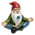 thumbnail image 1 of Design Toscano Statue de Jardin Zen Gnome, 24 cm, Polyresine, Couleur Complète, 1 of 8