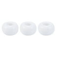 thumbnail image 2 of EeaseCA 3 pcs Ceramics Toothbrush Base Round Toothbrush Base Creative Round Bathroom Ceramics Toothbrush Base (White), 2 of 7