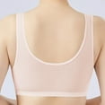 thumbnail image 6 of Censtreet Women's Front Closure Bras Wireless Posture Full Coverage Lace Cotton Bra, 6 of 6