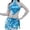 Sky Blue, variant on HXWCHs Women's Sequin Two Piece Skirt Set Belly Dance Latin Performance for Carnival Party Stage Show Outfitone Size Sky Blue