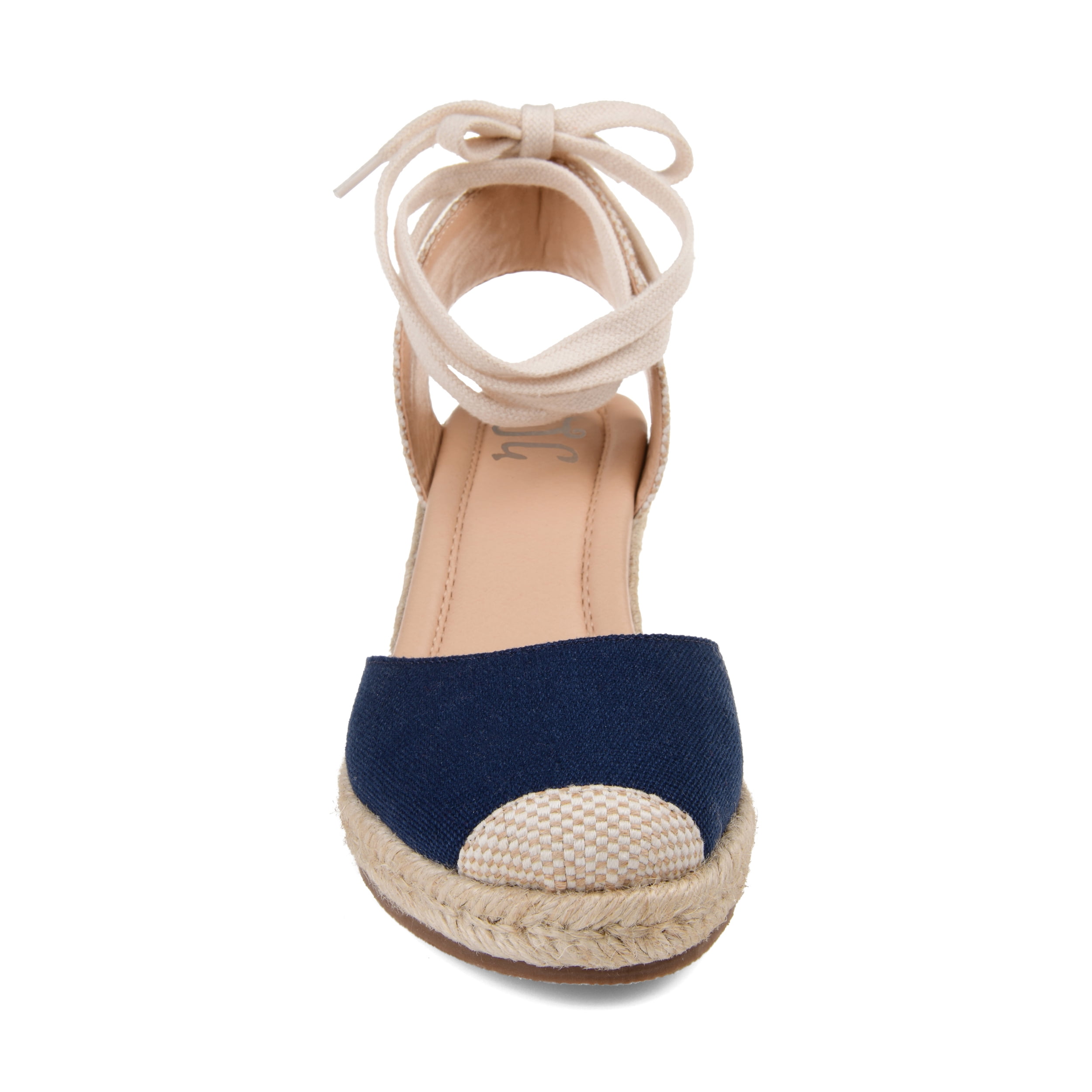 Journee Womens Monte Wedge Heel Espadrille Sandals, Widths Available