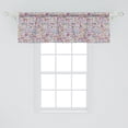 thumbnail image 2 of Ambesonne Cartoon Window Valance, Music Keys Sound Speaker, 54" X 18", Multicolor, 2 of 3