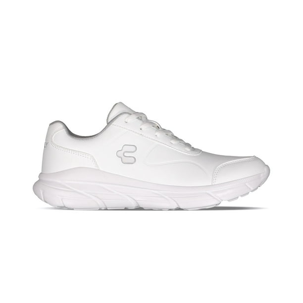 Tenis Charly para Caballero Estilo Running Blanco Talla 26
