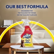 Resolve Pet Specialist Urine Destroyer Carpet Cleaner Spray – Urine Eliminator for Pet Stains & Odors Up to 7 Days Old, 22oz