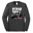 thumbnail image 2 of Wild Bobby, Ford Offroad Machine Classic Built Tough 4x4 Off Road, Cars and Trucks, Men Long Sleeve Shirt, Charcoal, Large, 2 of 4