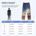 thumbnail image 4 of Balery Western Desert Cloud Cowboy print Men's Pajama Pants,Ultra Lightweight Pjs,Lounge Pant-Medium, 4 of 9
