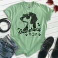 thumbnail image 2 of Dachshund Mom T-shirt, Unisex Women's Shirt, Dachshund Owner, Best Dog Mom Gift, Heather Apple Green, X-Small, 2 of 6
