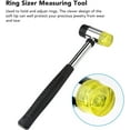 Ring Sizer Kit Ring Sizer Measuring Tool Mandrel Gauge Jewelry Hammer