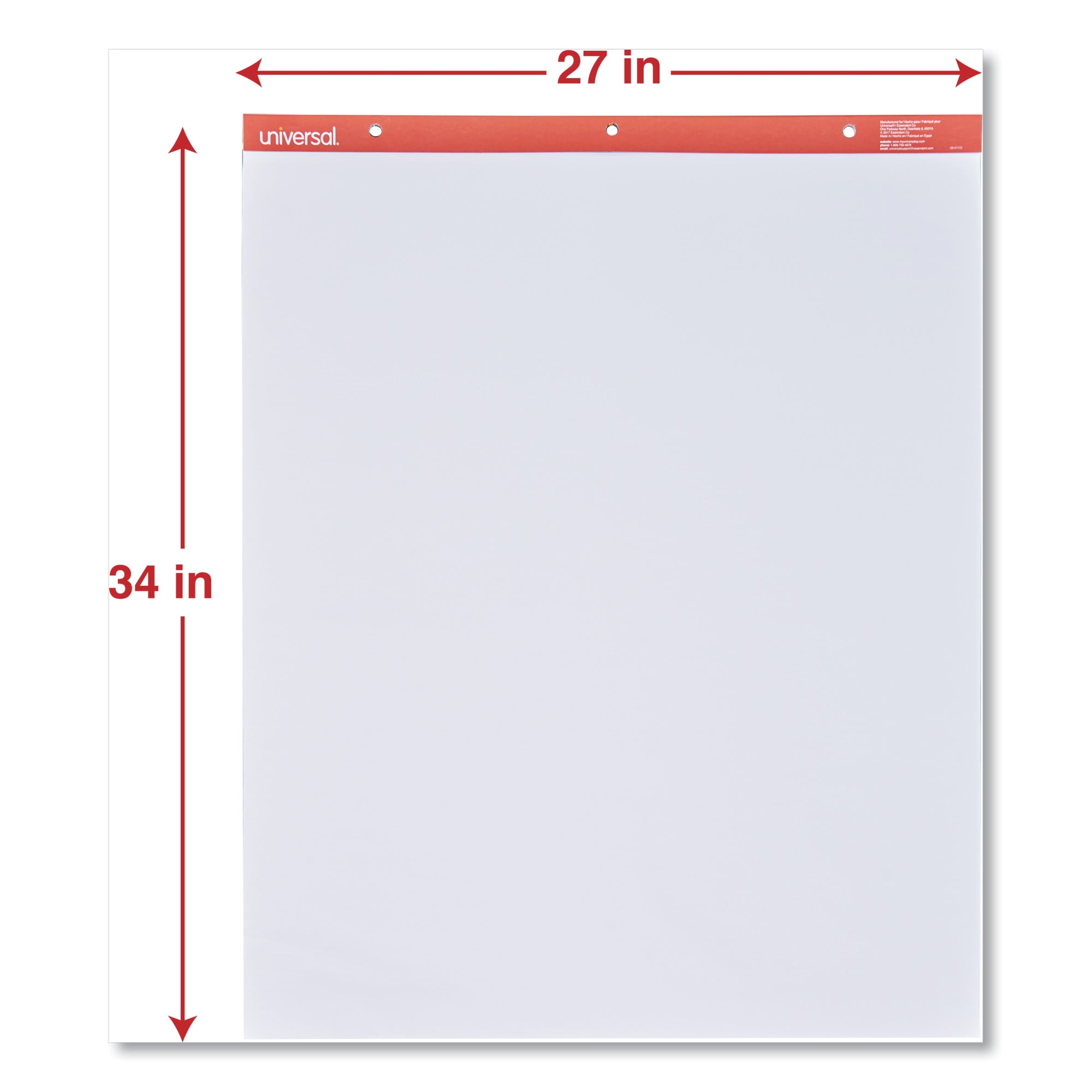 School Smart Graph Ruled Flip Chart Paper, 27 X 34 Inches, 50 Sheets, Pack  Of 4 : Target