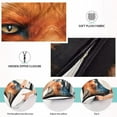 thumbnail image 4 of GZHJMY Beautiful Portrait of A Fox Plush Pillow Case,Zippered Bed Pillow Pillowcases,Super Soft and Cozy Pillowcase Covers for Sleep - King Size 20x40in Home Decor, 4 of 7