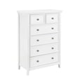 thumbnail image 6 of Tcbosik 6-Drawer Dresser, Modern Chest of Drawers for Closet, Bedroom, Living Room, Space Saving, White, 6 of 9