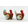 thumbnail image 5 of Hand Painted Ceramic Turkey Salt and Pepper Shakers 2.5in, 5 of 5