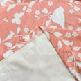 thumbnail image 3 of Home Soft Things Printed Microfiber Curtain - Birdsong 2 Piece Set - Coral - 60" x 84", 3 of 7