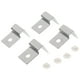 thumbnail image 2 of 4 Piezas de Cristal de Clips de Tane de Acuario - 8 mm Sunnimix Soporte para tapa de pecera, 2 of 8