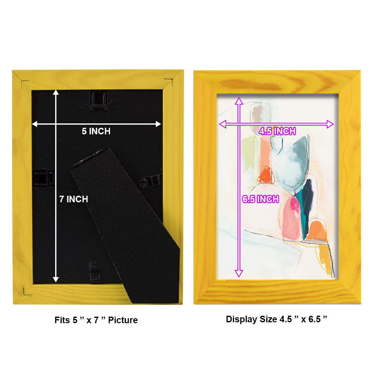 Factotum I -Framed Print w/glass-Sunflower Yellow
