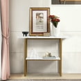 thumbnail image 4 of Gymax 48'' 2-Tier Entryway Hallway Console Table Couch Side Table for Living Room, 4 of 10