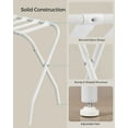 thumbnail image 2 of Luggage Racks Pack of 2 for Guest Room Folding Suitcase Stand for Bedroom Cloud White, 2 of 7