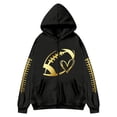 thumbnail image 4 of Bovemsi Sweatshirt for Women Zip Up Hoodie Oversized Casual Long Sleeve Football Jacket Sunday Funday Mom Tops Zip Up Hoodie, 4 of 4