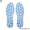 as picture, variant on BQLQBQLQ Memory Foam Orthopaedic Massage Insoles For Shoes Women Men Sports