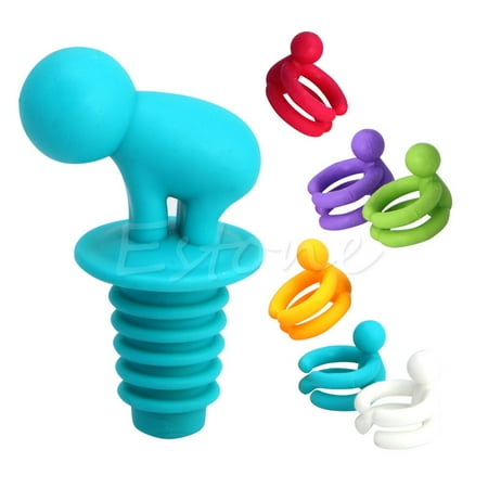 

Hot Sale 7 Pcs/Set Dedicated Cup Wine Glass Silicone Label Marker Bottle Stopper