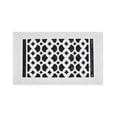 thumbnail image 4 of Cast Iron Floor Vent Register 6″ x 10″ – Heavy-Duty Tudor Mushroom Design, Rust-Free Handcrafted Air Vent Cover with Adjustable Damper – Powder Coated HVAC Grille for Floors & Walls, 4 of 8