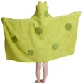 thumbnail image 2 of CPDD s Frog Hooded Bath Towel, in Green Green - Frog, 2 of 2