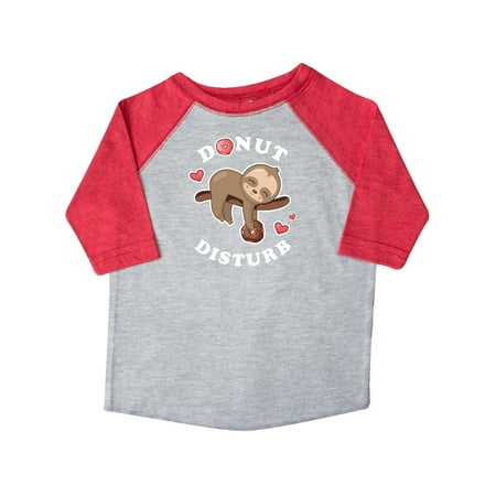 

Inktastic Donut Disturb Sloth Gift Toddler Boy or Toddler Girl T-Shirt