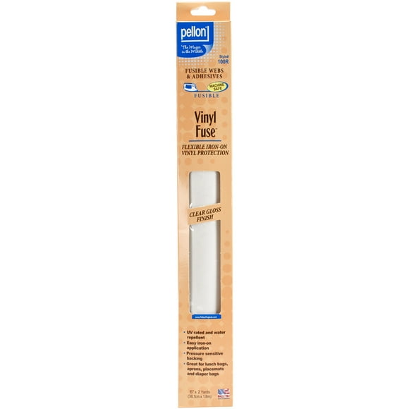 Pellon Vinyl Fuse Flexible Vinyl Stabilizer-Clear Gloss 15"X2yd