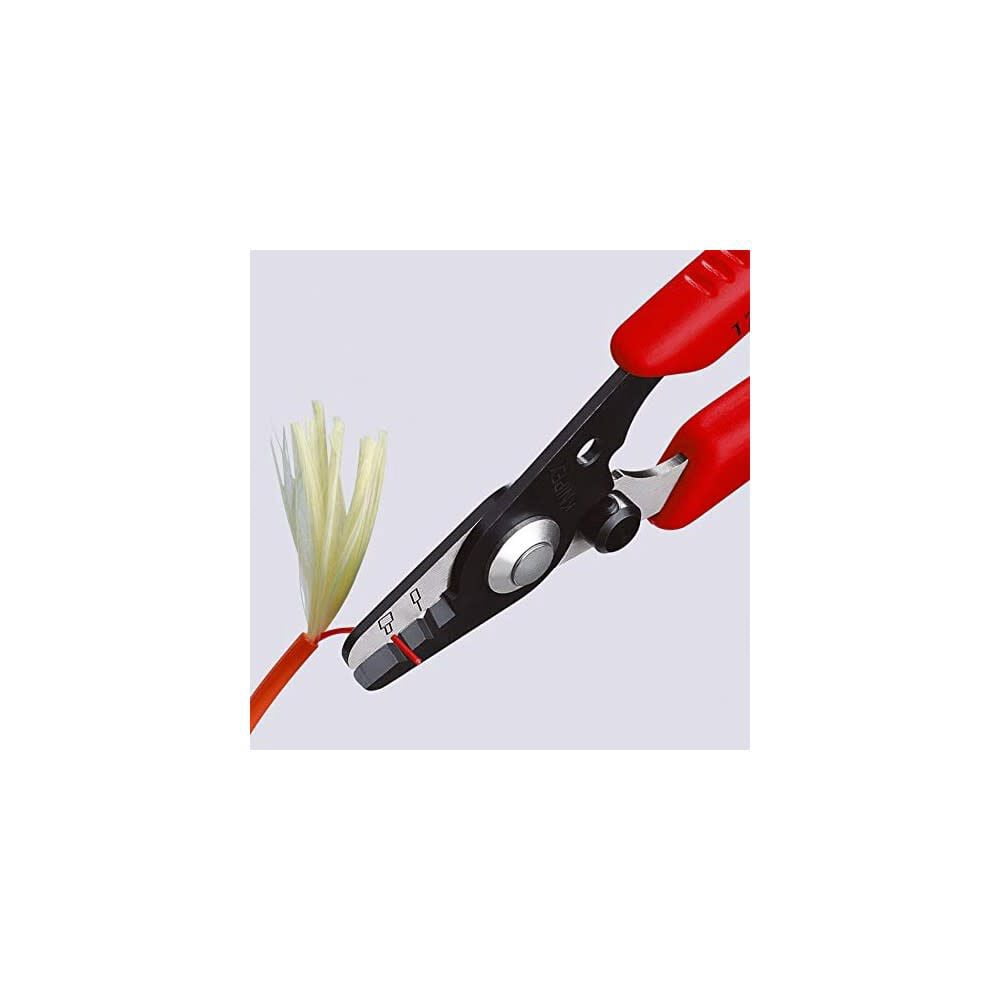 KNIPEX Tools - Wire Stripper For Fiber Optics (1282130SB)