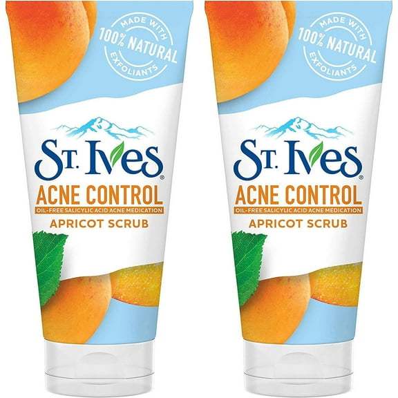 St. Ives Acne Control, Apricot Scrub 6 Oz (Pack Of 2)