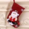 thumbnail image 4 of Kearding Rejilla Medias de Navidad Embalaje de regalo Calcetines Dulces Frutas Titular Decoración para el hogar Árbol de Navidad Goodie Bag Colgante Kits de decoración para fiestas Papá Noel Kearding HA069611-01, 4 of 6