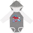 thumbnail image 3 of Inktastic My First Fourth of July train Boys or Girls Long Sleeve Baby Bodysuit, 3 of 5